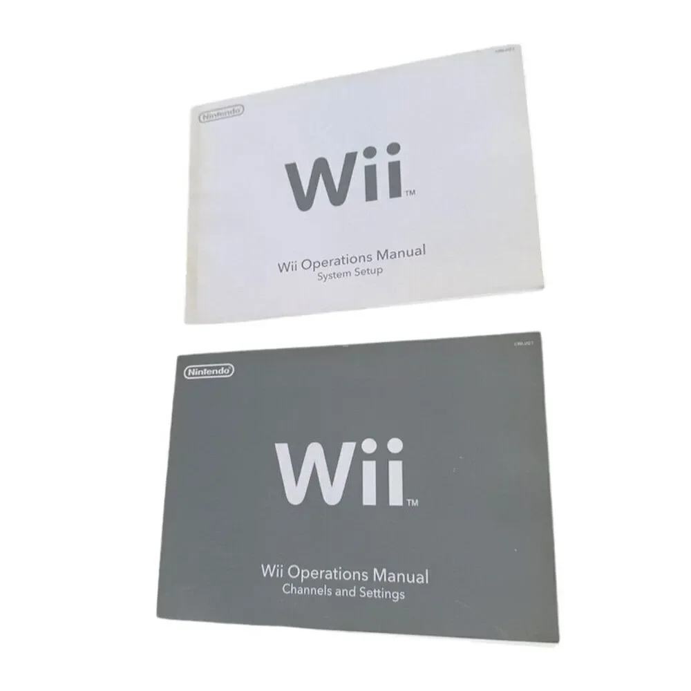 Nintendo Wii Operations Manual System Setup Guide
